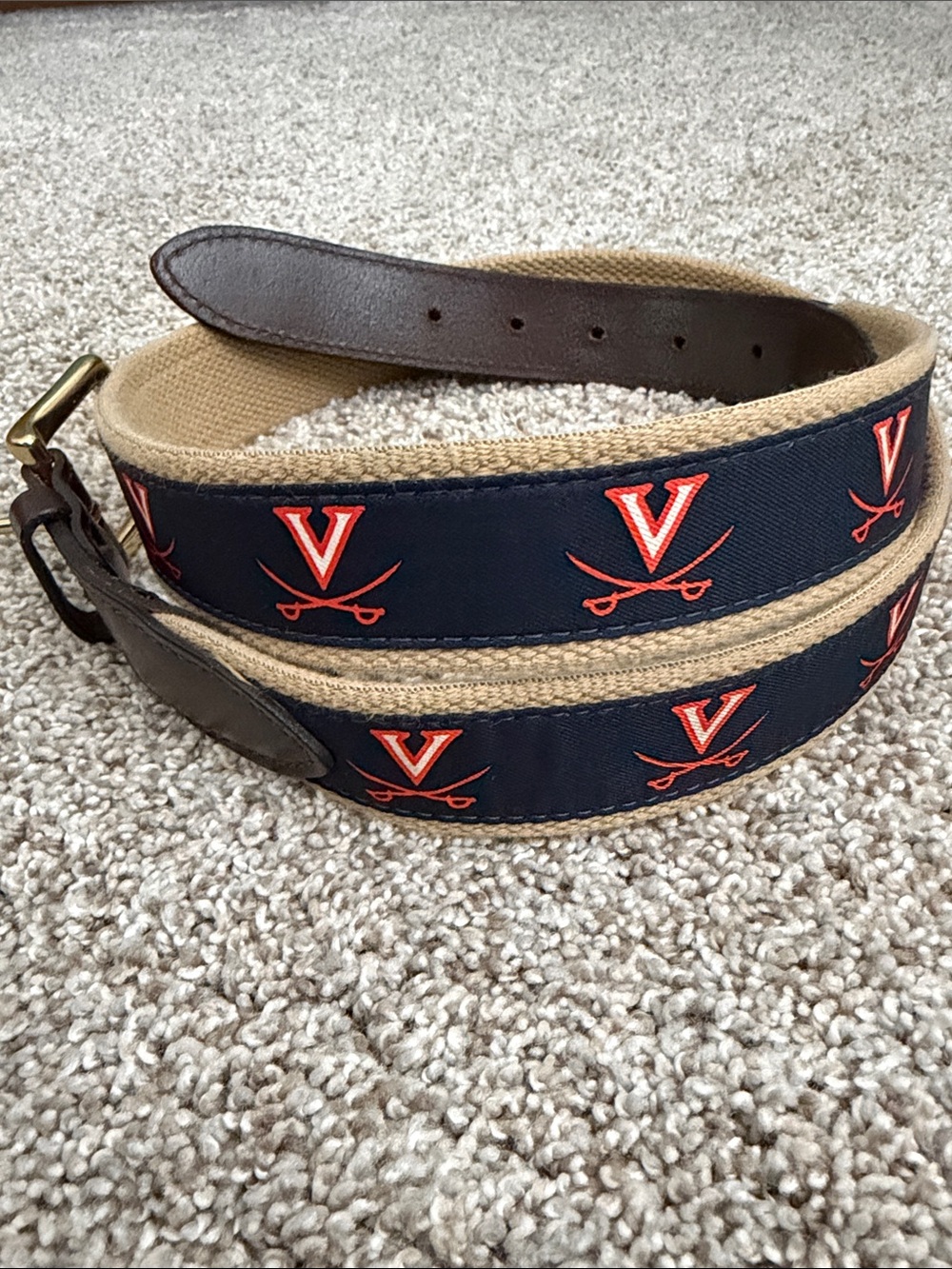 Vineyard Vines UVA Virginia Belt - Picture 2 of 13